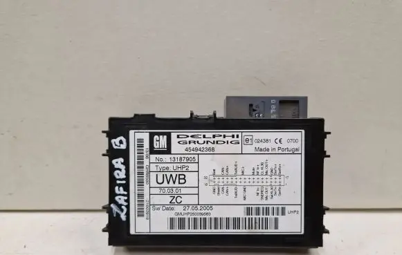 Opel Zafira B Other control units/modules 454942368 13187905