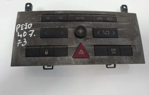 Peugeot 407 Climate control unit 96573326YW 96512442XT 96470287XT