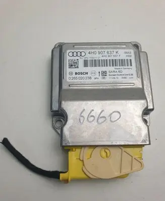 Audi A8 S8 D4 4H ESP acceleration yaw rate sensor 4H0907637K