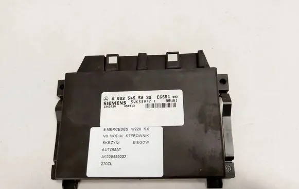 Mercedes-Benz S W220 Gearbox control unit/module A0225455032