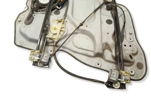Volkswagen Touran I Front window lifting mechanism without motor 1T0837756 117106J