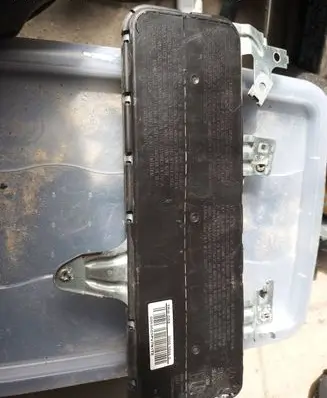 Front door airbag