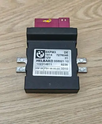 Fuel injection pump control unit/module