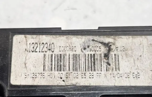 Opel Signum Climate control unit 13212340