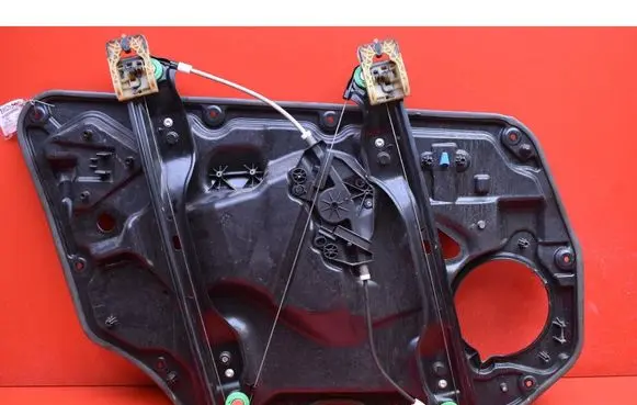 Front door window regulator with motor