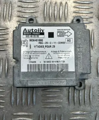 Peugeot 607 Airbag control unit/module 9656481880 603482000