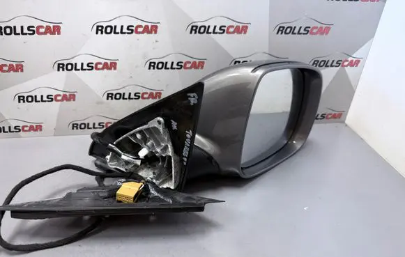 Volkswagen Touareg I Front door electric wing mirror 212836356