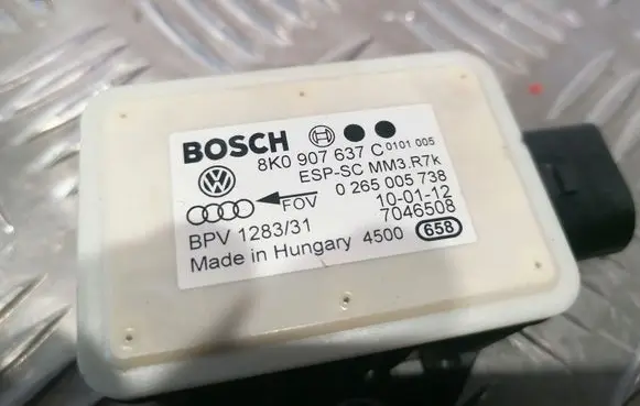 Audi Q5 SQ5 ESP acceleration yaw rate sensor 8K0907637C