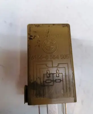 BMW 3 E46 Window wiper relay 