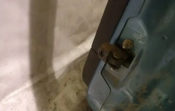 Rear door check strap stopper