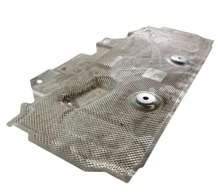 Ford Bronco Exhaust heat shield LX6BA11434CC U55RD AL1050