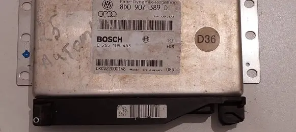Audi A6 S6 C5 4B ESP (stability system) control unit 8D0907389D 0265109463 DKCV22000148