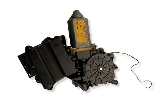 Volkswagen Sharan Front door window regulator with motor 7M0959802A