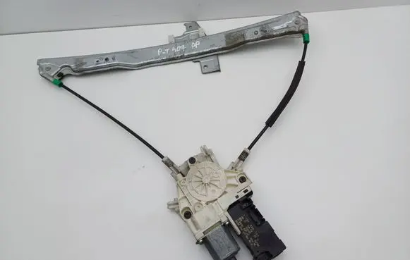 Peugeot 407 Front door window regulator with motor 0130822201