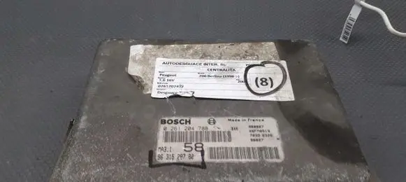 Peugeot 206 Engine control unit/module ECU 9631528780