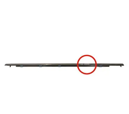 Toyota Highlander XU50 Rear door glass trim molding 