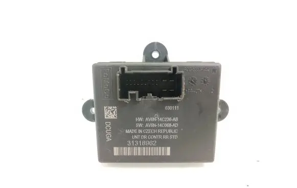 Volvo V60 Door control unit/module 31318962 AV6N14C068AD AV6N14C236AB