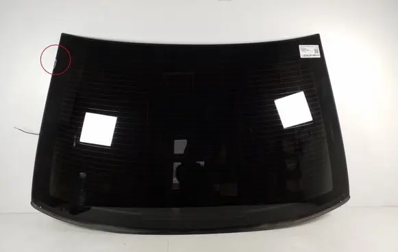 Mercedes-Benz S W221 Rear windscreen/windshield window A2216700980