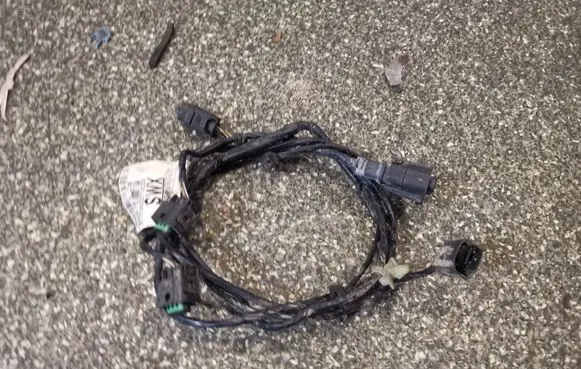Opel Zafira B Parking sensor (PDC) wiring loom 24467522