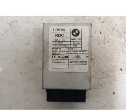 BMW 7 E65 E66 Tire pressure control unit 6769053 400055711
