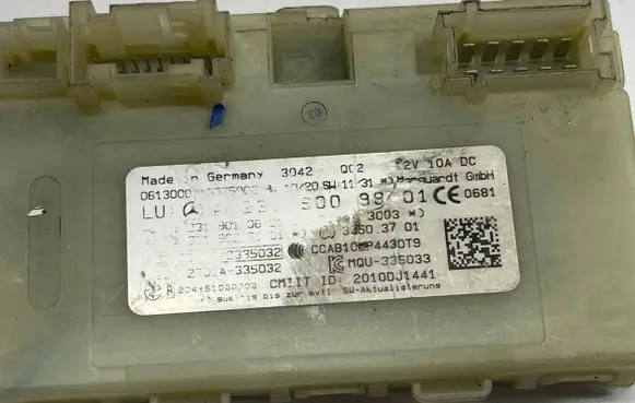 Mercedes-Benz SL R231 Keyless (KESSY) go control unit/module A2319009901 A335032 MQU335033