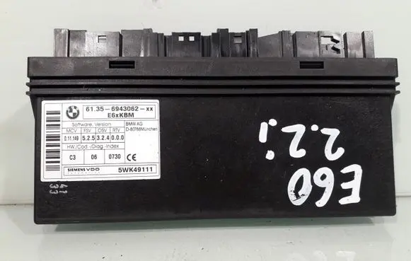 BMW 5 E60 E61 Comfort/convenience module 61356943062