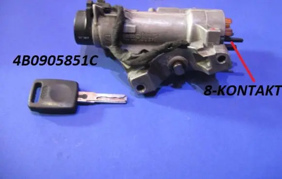 Audi A4 S4 B5 8D Ignition lock 4B0905851C