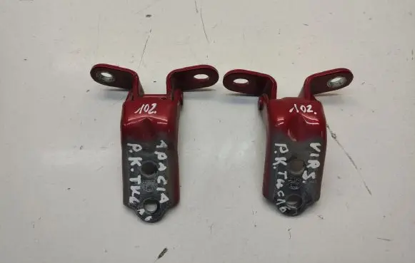 Front door hinge set