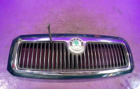Skoda Fabia Mk1 (6Y) Front bumper upper radiator grill 6Y0853668B