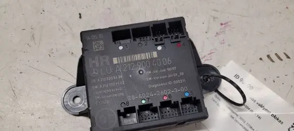 Mercedes-Benz C W204 Door control unit/module A2129004006 A2128208626 A2129029902