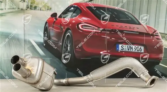 Porsche Boxster 982 Rear muffler/silencer tail pipe 982251051L