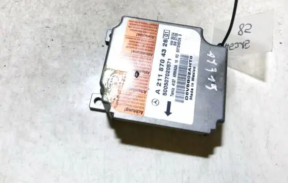 Mercedes-Benz E W211 Airbag control unit/module a2118704326 500507020571