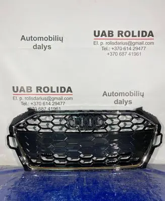 Audi A4 S4 B9 8W Front bumper upper radiator grill