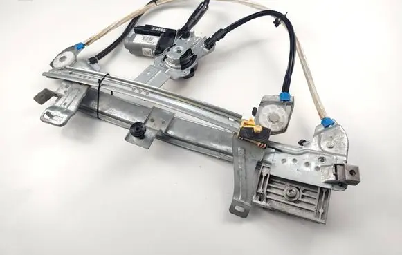 Front door window regulator with motor