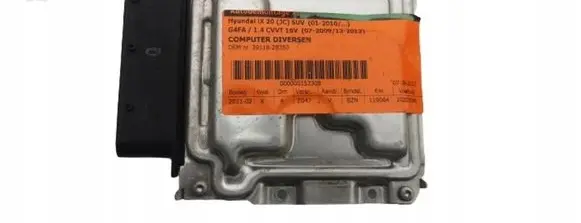 Hyundai ix20 Engine ECU kit and lock set 39118-2B350 39118-2B350 9001090151KC
