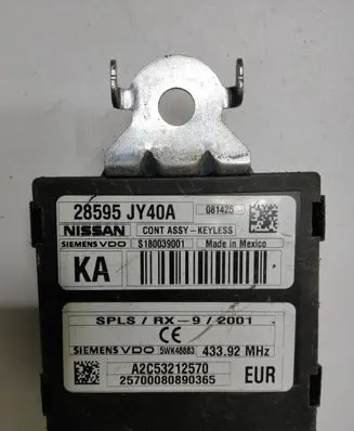 Renault Koleos I Other control units/modules 28595JY40A S180039001 A2C53212570