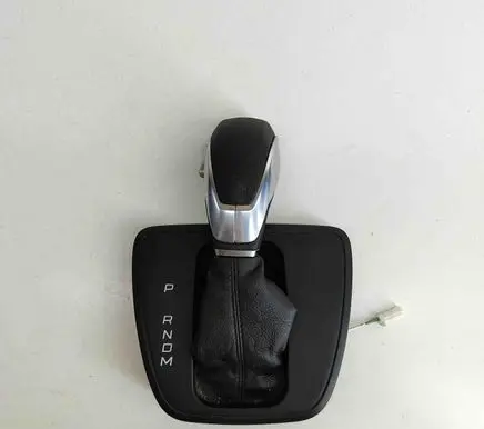 Gear lever shifter trim leather/knob