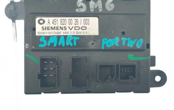 Smart ForTwo II Other control units/modules A4518200026 5WK11517ABF