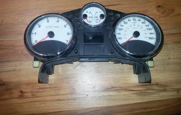 Peugeot 207 Speedometer (instrument cluster) 9666748980 A2C53065547