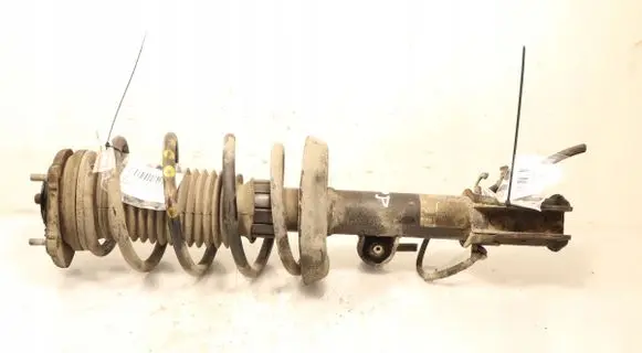 Front shock absorber with coil spring