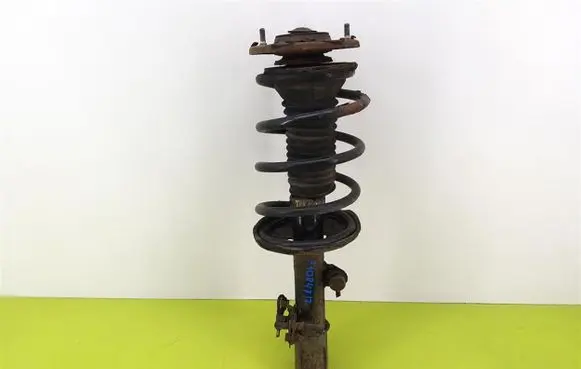 Front shock absorber with coil spring