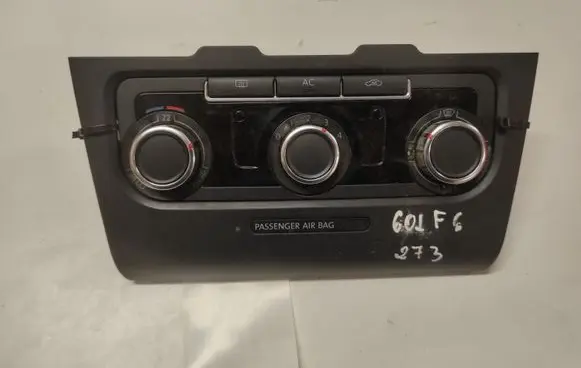 Volkswagen Golf VI Climate control unit 3C8907336ZJU 5HB009751 5K0858069