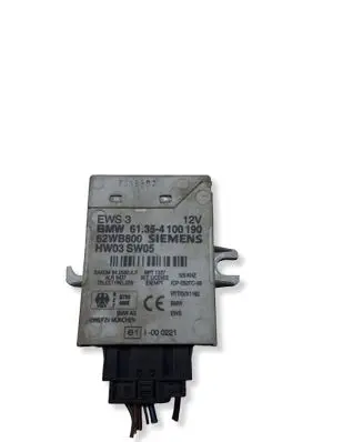 BMW 3 E46 Immobilizer control unit/module 61354100190 62WB800 HW03SW05