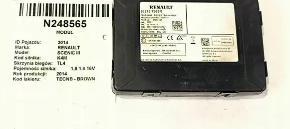 Renault Scenic III - Grand scenic III Central body control module 282757969R