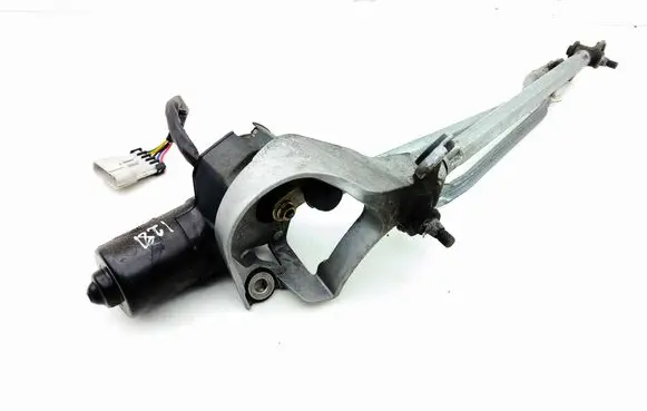 Front wiper linkage and motor