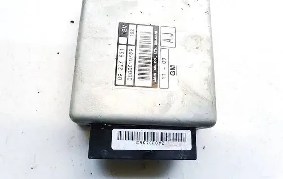 Opel Vectra B Gearbox control unit/module 09227851 0000010789