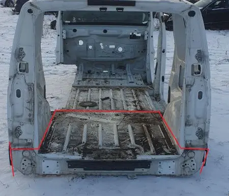 Citroen Jumpy Rear bodywork LAK.EWPA