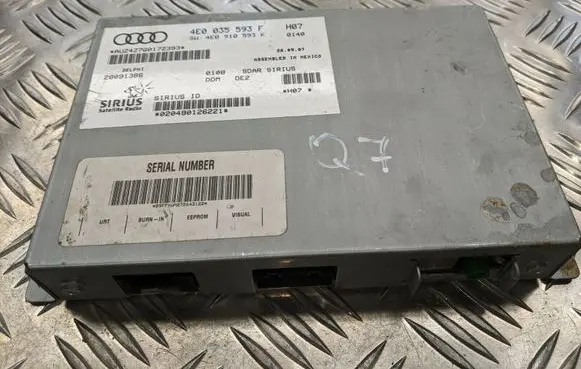 Audi A8 S8 D3 4E Head unit multimedia control 4E0035593F