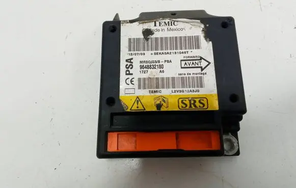 Peugeot 607 Airbag control unit/module 9648832180