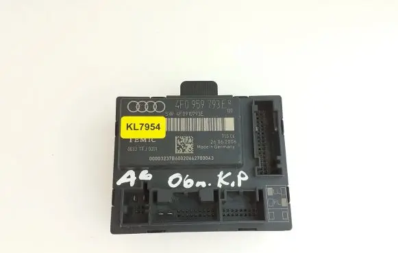 Audi A6 S6 C6 4F Door control unit/module 4F0959793E 4F0910793E